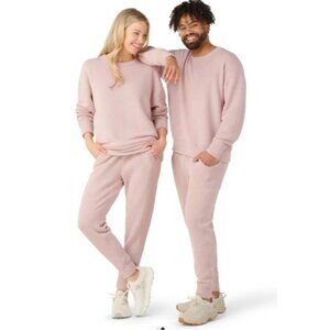 SmartWool Recycled Terry Jogger Pant Shirt Mens/Womens XS Mauve Pink Unisex $290